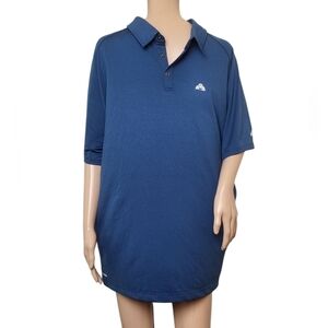 Eastern Mountain UPF 30 Mens Blue Techwick Polo Shirt